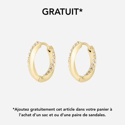 Paire de boucles Infini