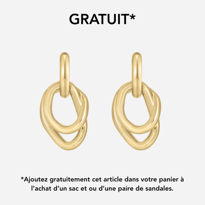 Paire de boucles Wavy