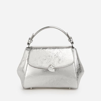 Sac Aura précieuse naplack argenté