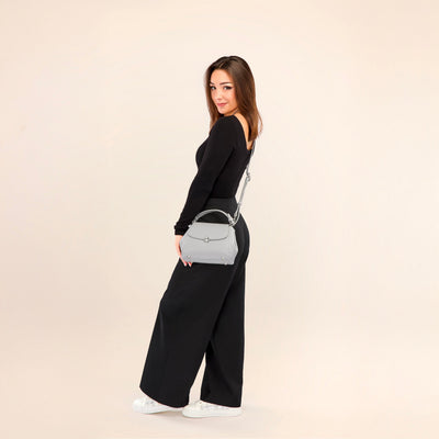 Sac Aura précieuse - gris perle