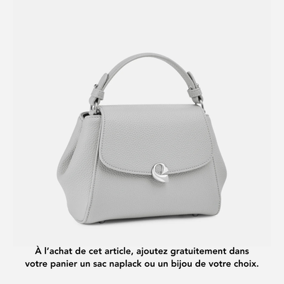 Sac Aura précieuse - gris perle