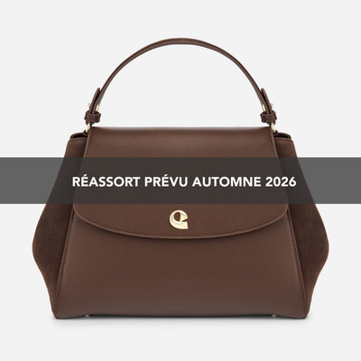 Sac Aura Spacieuse - Suede Chocolat