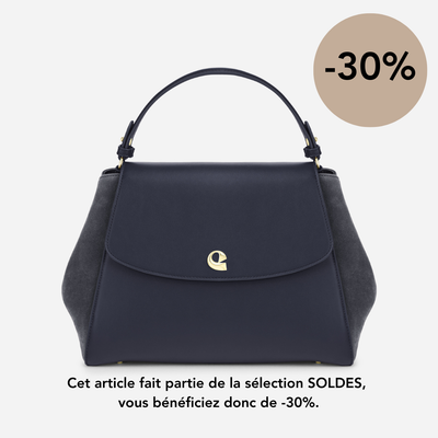 Sac Aura spacieuse - suede navy