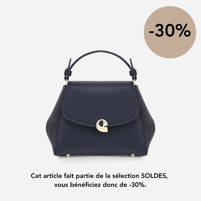 Sac Aura Précieuse - Suede Navy