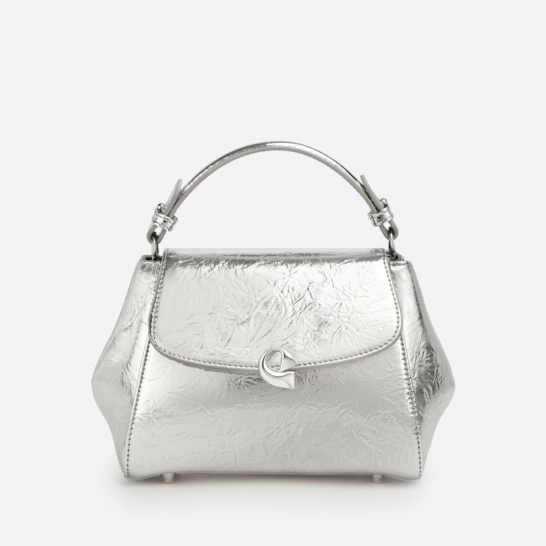 Sac Aura précieuse naplack argenté