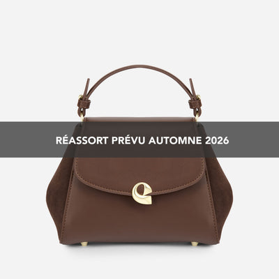 Sac Aura Précieuse - Suede Chocolat