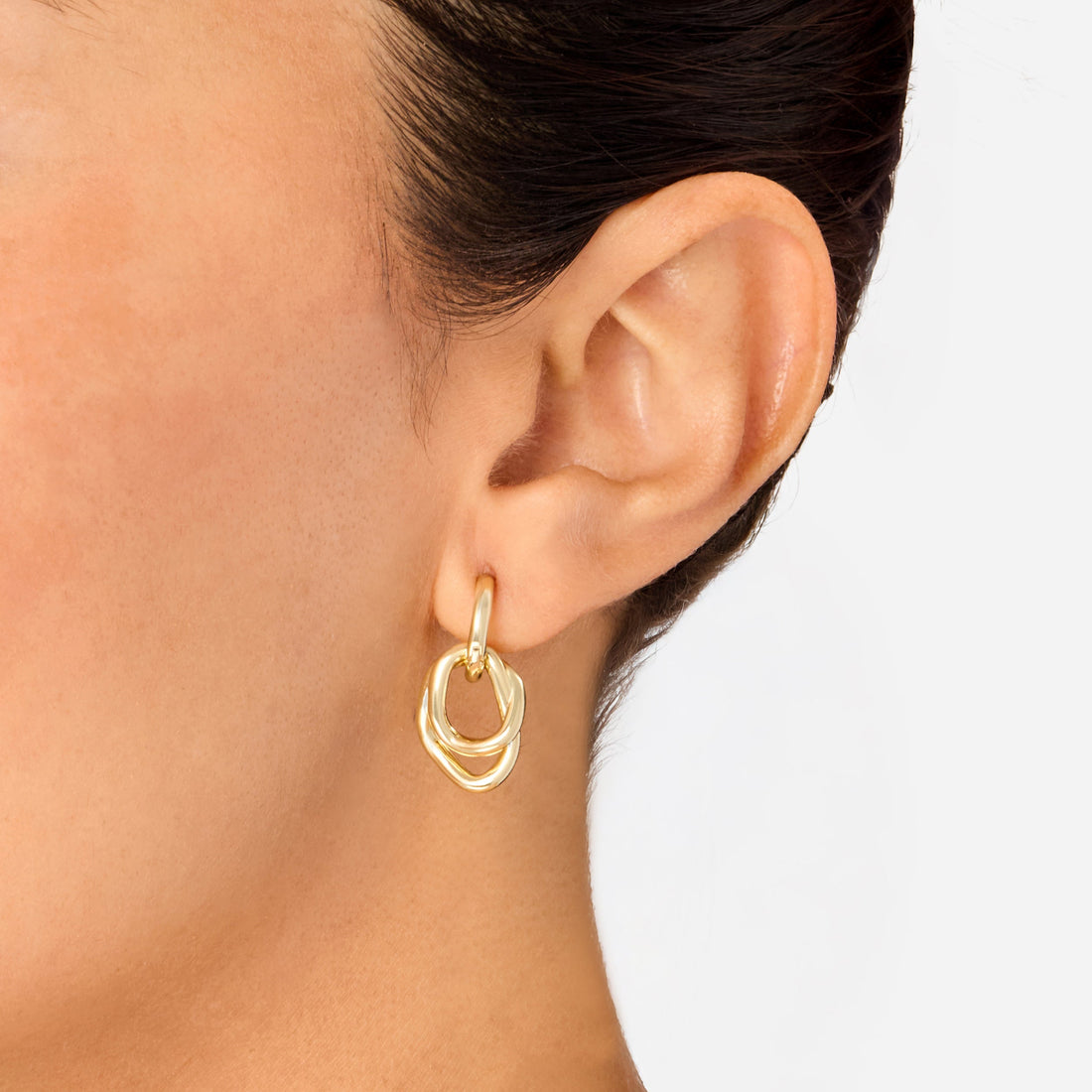 Paire de boucles Wavy