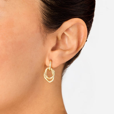 Paire de boucles Wavy